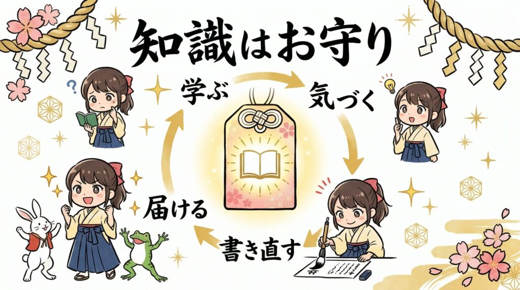 知識がお守りになる