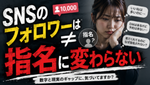 女性用風俗のホームページがないとSNSのフォロワーは指名に変わらない